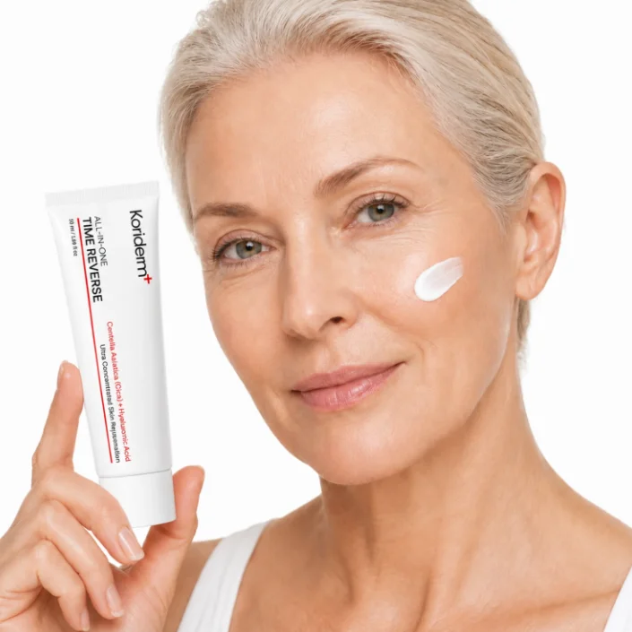 Korean Original Face Moisturizer 50ml Koriderm+ Time Reversal All-in-One Cream Centella Asiatica Hyaluronic Acid Original Cream