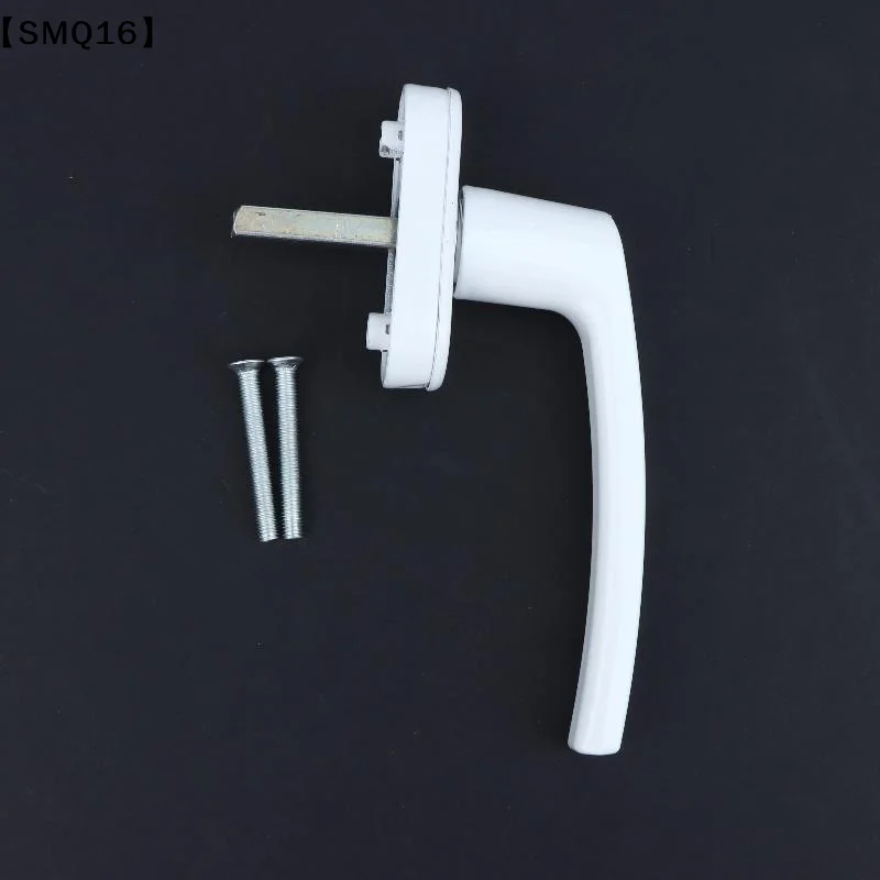 Aluminum Alloy Inward Tilt Window Handle With Mounting Screws White Coated Lever Lock For UPVC Casement Window Replacement【SMQ】