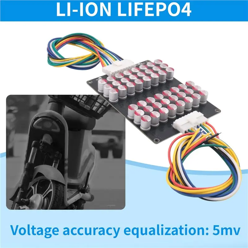 Vendita quotidiana 16S 5A Balance Li- Lifepo4 Lto Batteria al litio attiva Equalizzatore Bilanciatore Condensatore piastra 48V 60V 16S