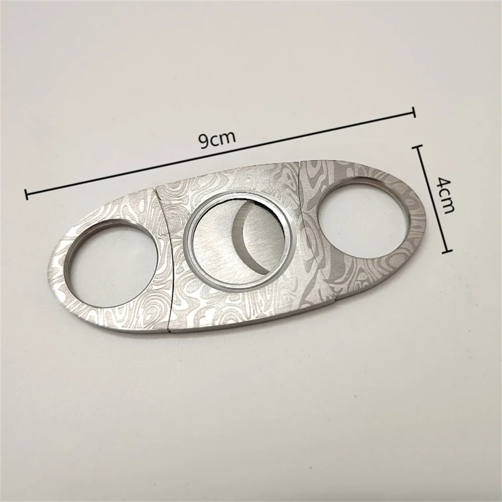 10pcs Stainless Steel Cigar Cutter Portable Double Blade Guillotine Cut Tool