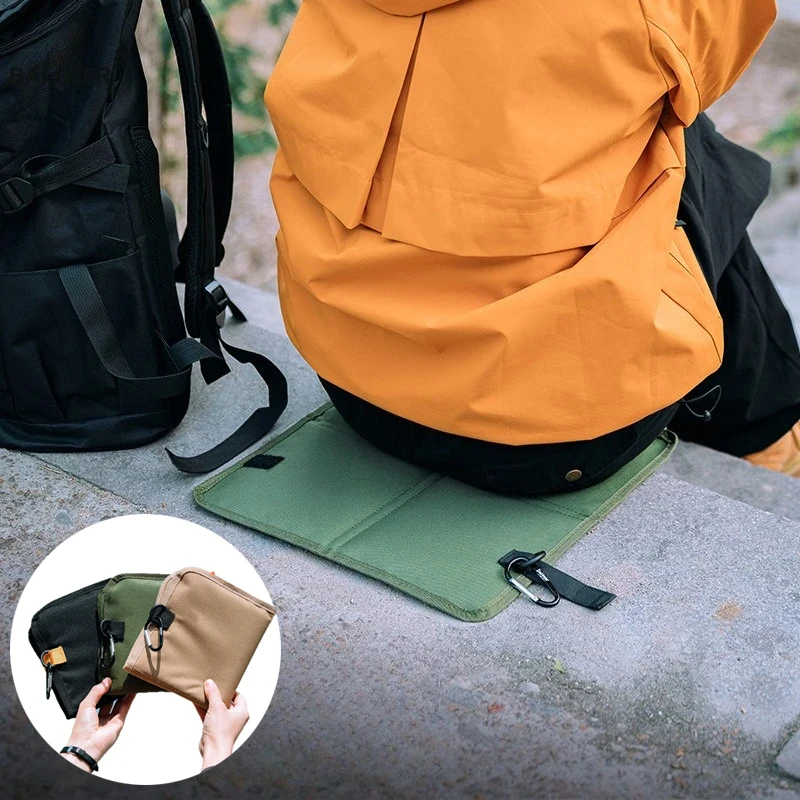 Tragbares, wasserdichtes, verdicktes Klappkissen, feuchtigkeitsbeständige Picknickmatte, isolierte, kältebeständige Unterlage für Wandern und Camping