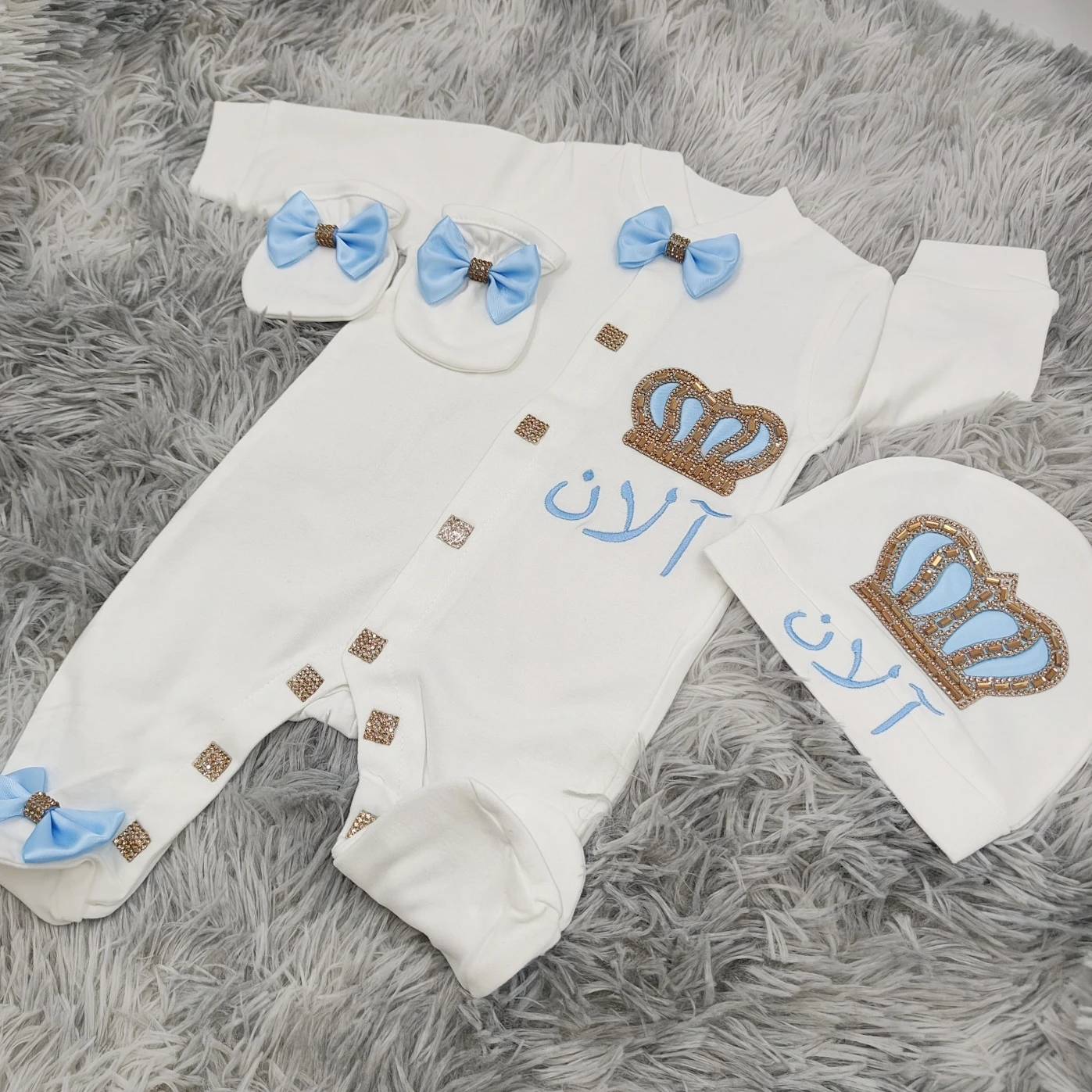 Zestaw: Perłowa Korona Dollbli – Baby Nursery Outfits recenzja i cena