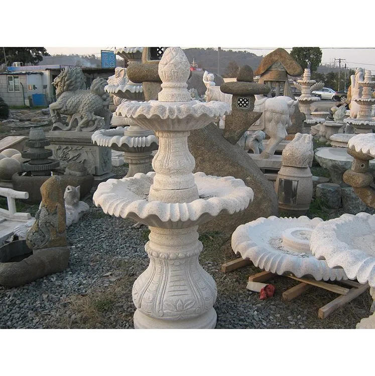 White Marble Water Fountain