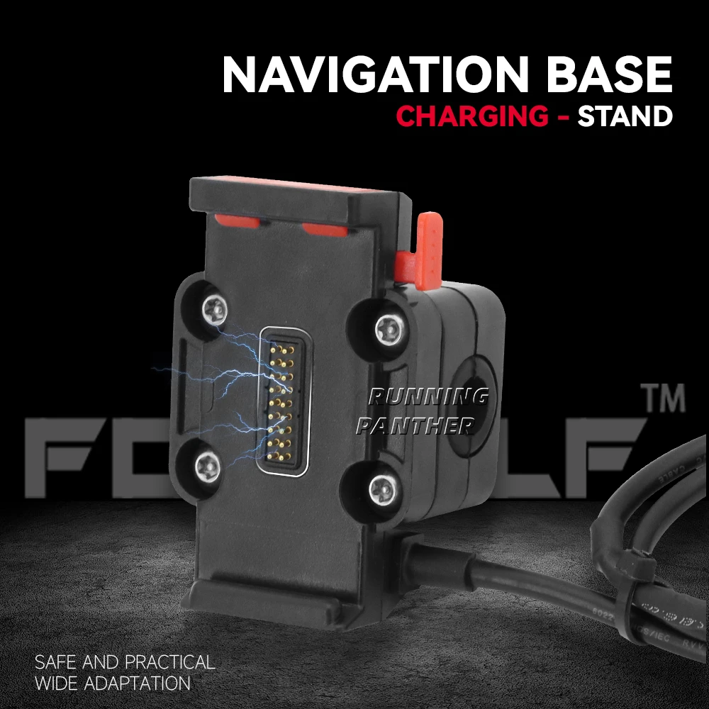 

Phone Navigation Bracket Power Supply Wireless Charing 12mm/16mm/22mm Roll Bar Base For BMW R1250GS ADV R1200GS S1000XR