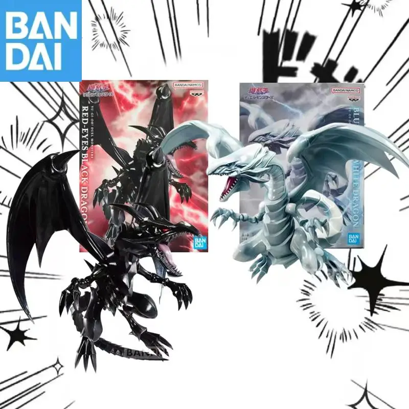 

In stock BANDAI NAMCO BANPRESTO Genuine Yu-Gi-Oh Duel Monsters RED EYES BLACK DRAGON BLUE EYES WHITE DRAGON Genuine Gift Toy