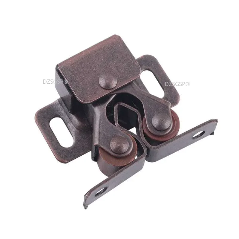 Double Roller Cabinet Cupboard Door Catch Latch Vintage Rubbed Home Dressers Closet Accessories Hardware Tool image 5