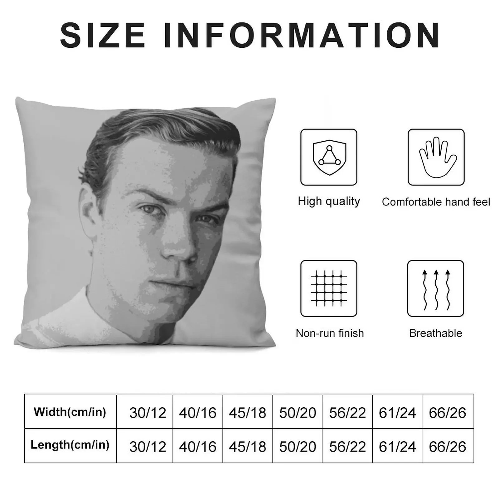 Will Poulter Pop Art Portrait Throw Pillow Rectangular Cushion Cover pillow cover luxury autumn decoration pillow