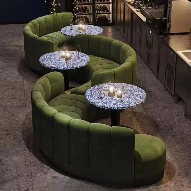 

Modern Style Restaurant Furniture Hotel Bar Dessert Shop Tables and Chairs Cafe Music Restaurant Bar Bistro KTV Table