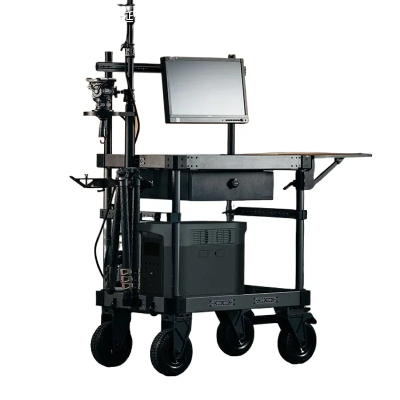 

Film and television director's car, monitor, crew car, camera equipment shelf, portable dismantling and storage