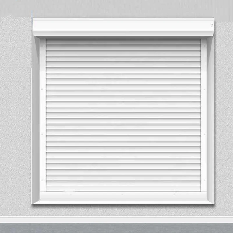 Anti-Theft Insulated Aluminum Roll up Window Roller Shutter Window Remote Control Opening Method Windows and Doors