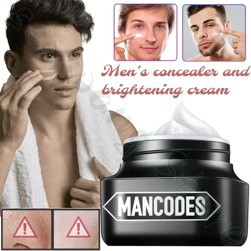 50g  Men's Special Makeup Cream Moisturizing Cream To Brighten Skin Tone Conceal Blemishes Remove Cuticles and Shrink Pores