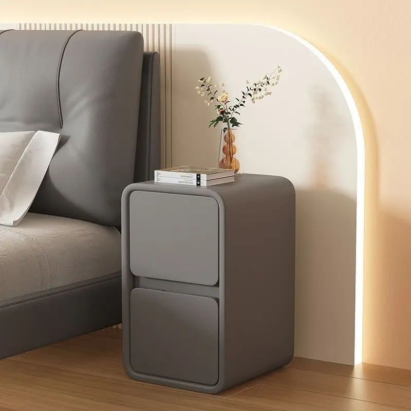 Simple And Modern Solid Wood Bedside Cabinet, Compact, Ultra-narrow