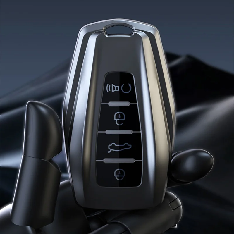 Soft TPU Car Key Case Fob Protector for Geely Coolray X6 X7 EX7 2024 Geometry C Emgrand UV GT GC9 Starray Accessories Keychain