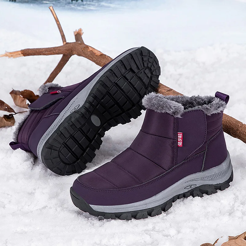 

YRZL Winter Boots for Men Thermal Anti Slip Snow Boots Warm Outdoor Work Shoes Non Slip Thermal Winter Footwear Hiking Boots