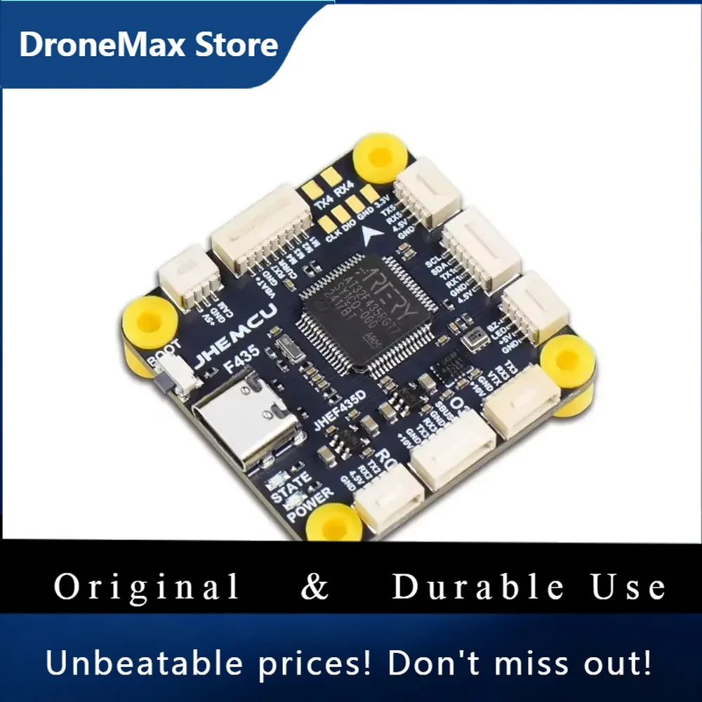 DroMaJHEMCU ICM42688P Support OSD GPS With Black Box 16MB Barometer BEC 3-6S For FPV Freestyle Drone RC GF30F43 Flight Controlle