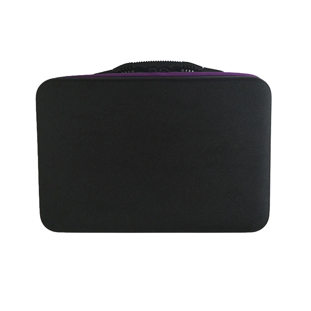 

60 Bottle Essential Oil Storage Bag Portable Travel Case Shockproof Drop-Proof Organizer Large Capacity Zipper Handle Holder