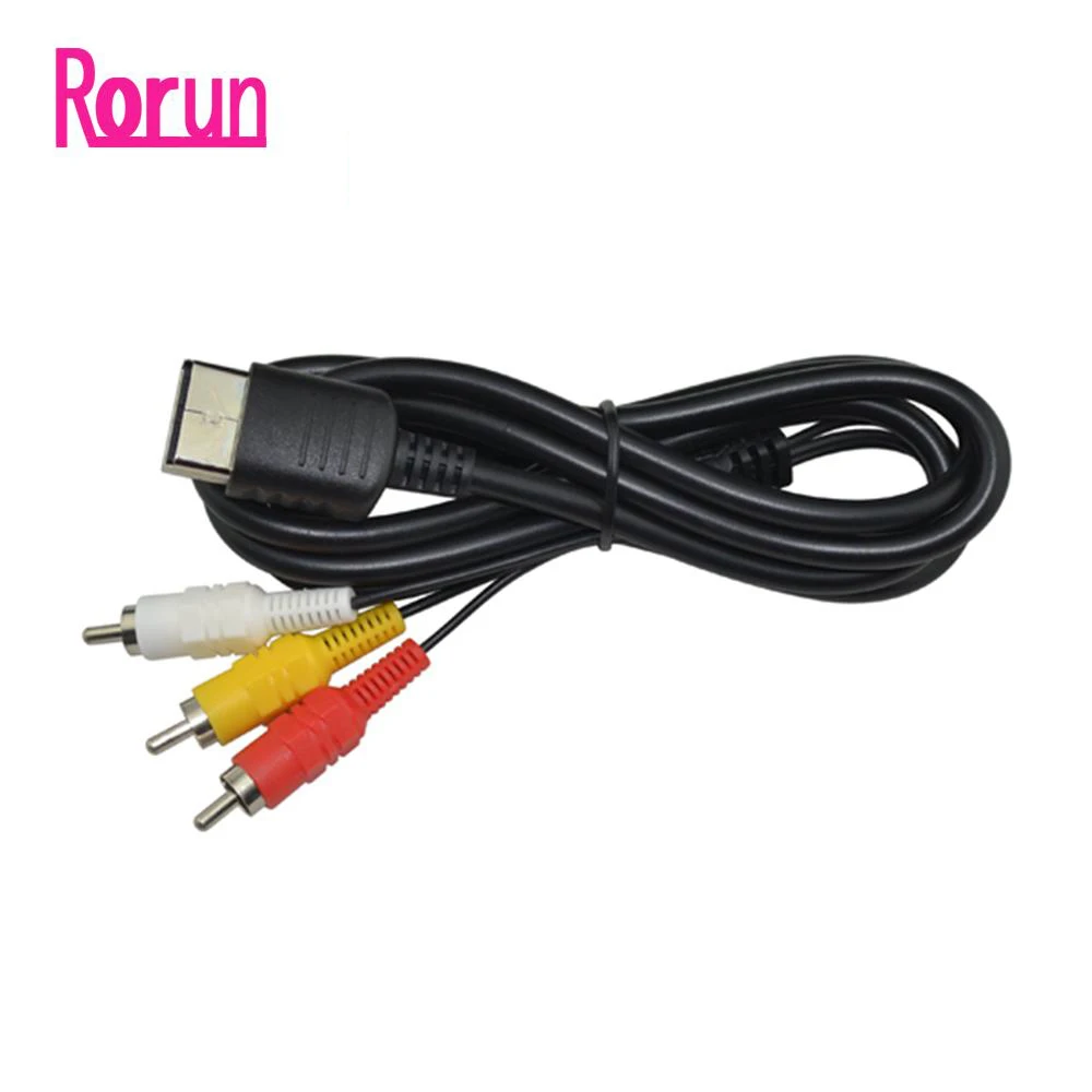 

10pcs 1.8M AV Cable for SEGA DC for DC Audio Video TV cord 3RCA cable