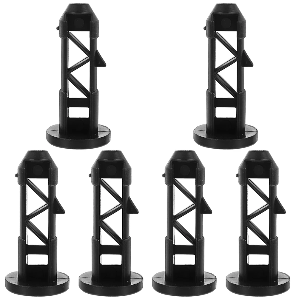 

6PCS Trash Can Accessories for Outdoor Plastic Dust Bin Lid Wide Compatibility Easy Installation Dustbin Cover Supplies Plastic