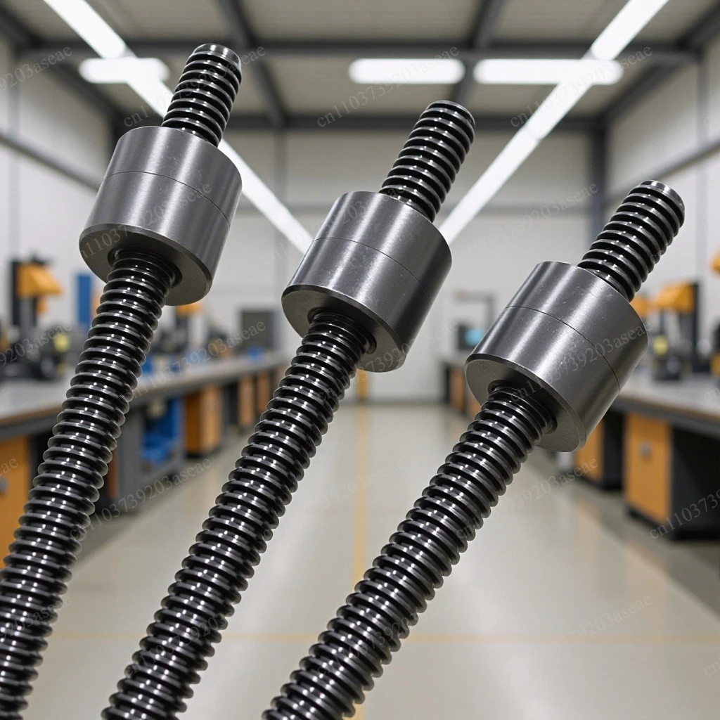 Machining trapezoidal screwT-shaped buckle Large screwT-shaped thick thread Screw trapezoidal buckle positive and negative teeth