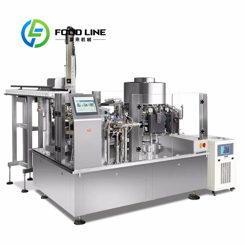 Doypack Packing Machine Customizable Sealing Width Adapts Zipper Doypack And Ordinary Non-Zipper Stand-Up Pouches Packing
