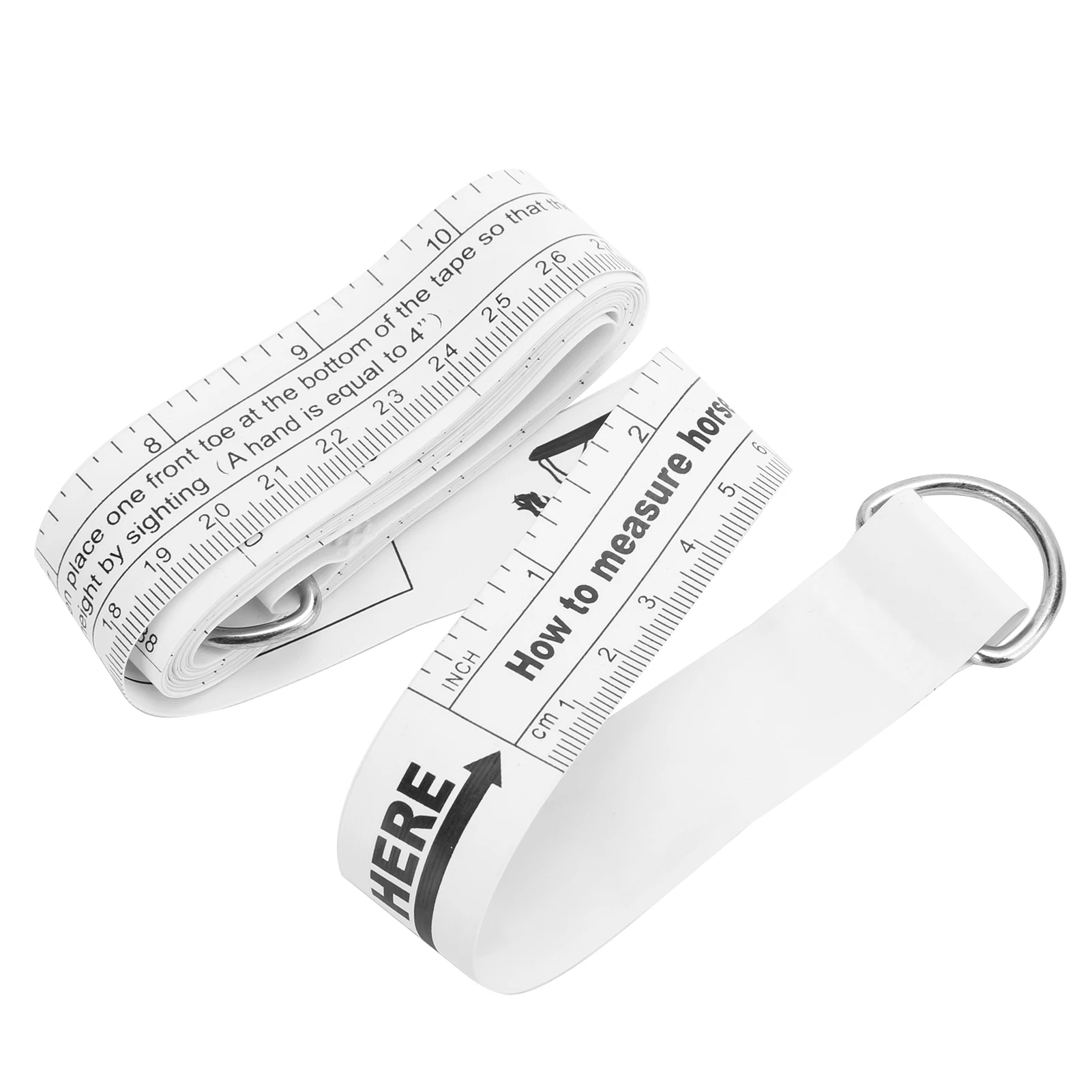 96 Inch Animal Weight Tape Measure Portable Livestock Measuring Tape Horse Bust Height Weight Estimation Farm Equipment Tool