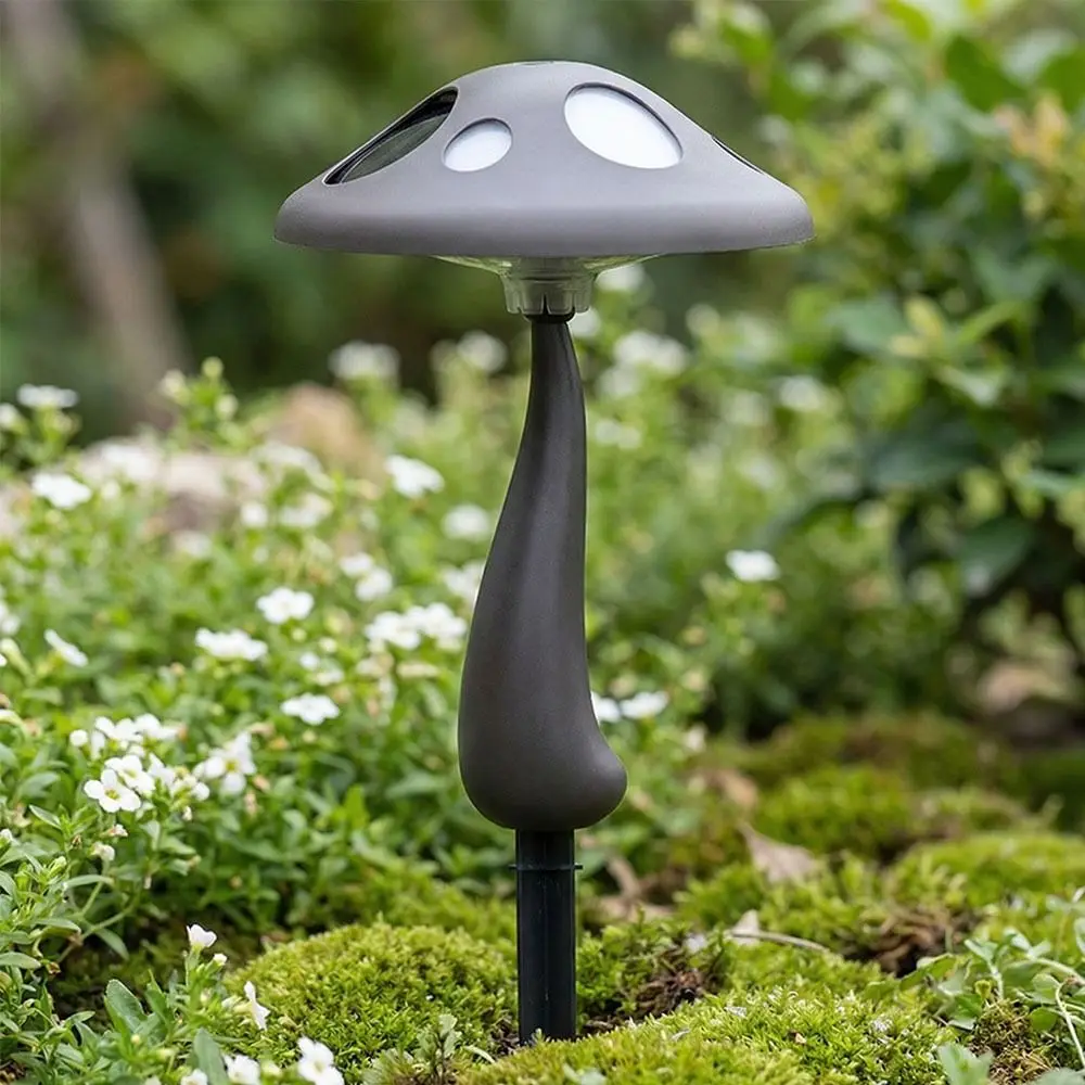 

Waterproof Design Solar Powered Mushroom Lights Weather Resistant Automatic Solar LED Mushrooms Simulation Design Big Mushrooms