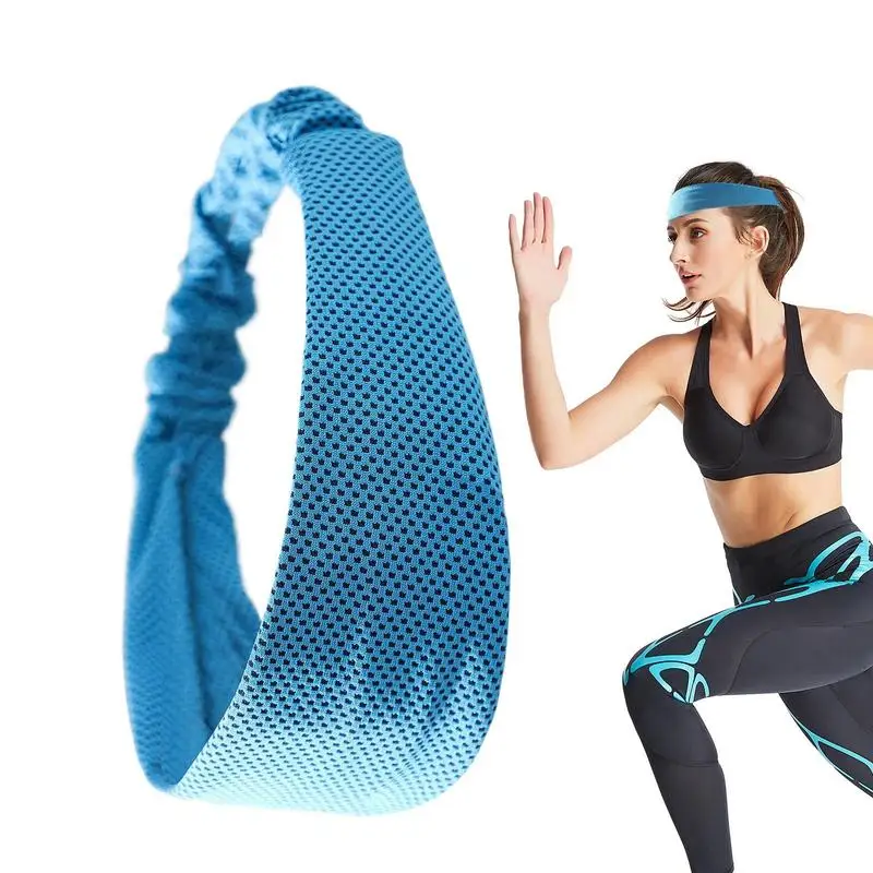 

Sport Headband Running Cooling Sweatband Breathable Comfortable Sports Headbands for Hiking Running Cycling Gym Workout
