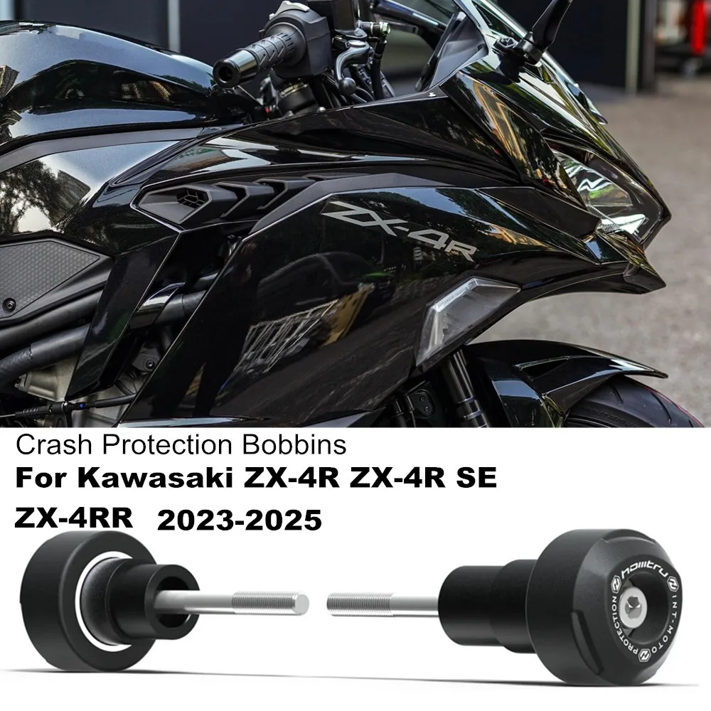 

For Kawasaki Ninja ZX-4R ZX-4RR ZX 4R ZX 4RR 2023 2024 2025 Motorcycle Falling Protection Crash Pad Frame Slider Crash Protector