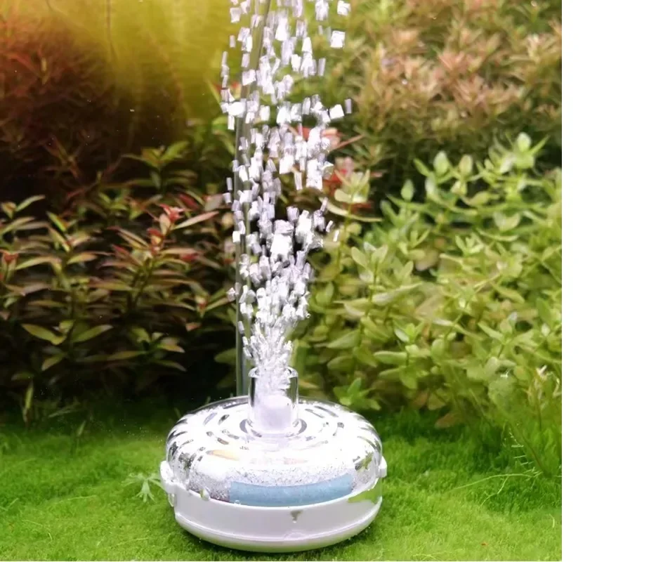 

Round Aquarium Fish Tank Filter Transparent Biochemical Sponge Filter Aquarium Water biological Filter Submersible Water Pump