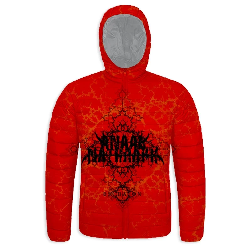 Neue Mode 3d gedruckt Anaal Nathrakh Band Reiß verschluss Daunen gefüllten Mantel Kapuze Sweatshirts Harajuku Hoody Tops Kleidung