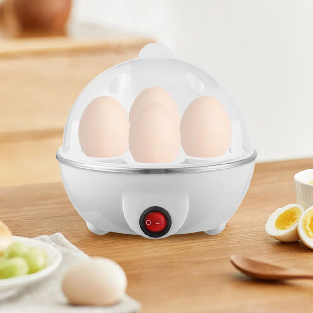 Egg Cooker Auto Shut-Off Smart Egg Maker 7 Egg Capacity Egg Poacher Electric Egg Boiler for Hard Soft Boiled Eggs