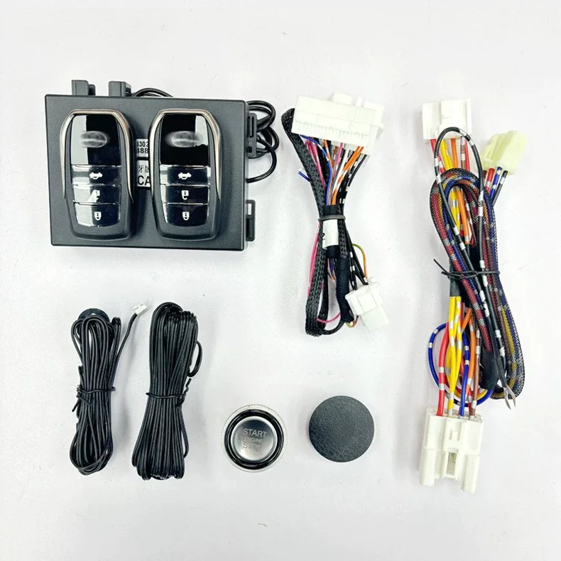 

For Toyota Corolla Cross 2022-2023 Facelift Engine Remote Start Stop Push Button Starter Keyless Access Function Car Accessories