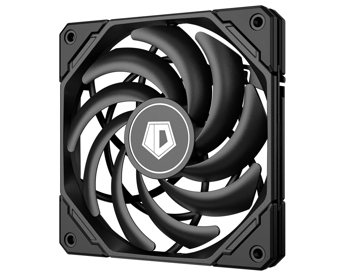 ID-COOLING NO-12015-XT black Super Slim 15mm Thinckness Ultra-Thin PWM Temperature Control 12cm Chassis Cooling Fan