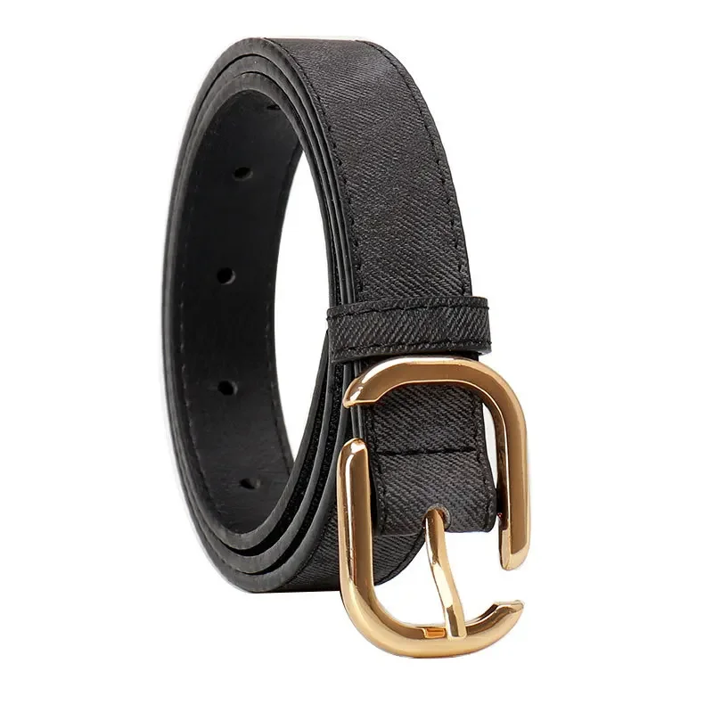 Ceinture en jean en similicuir pour femme, mode simple, polyvalente, légère, luxe, version coréenne, nouveau