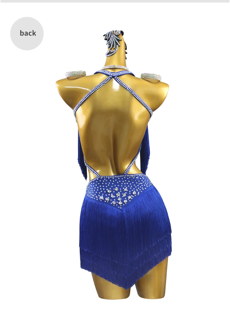 2026 Latein-Praxiskleidung Tanzkleid Aufführungskleidung Fransenrock Damenanzug Mädchen Sport Bühne Samba Ballsaal Party Kostüme – Detail 10