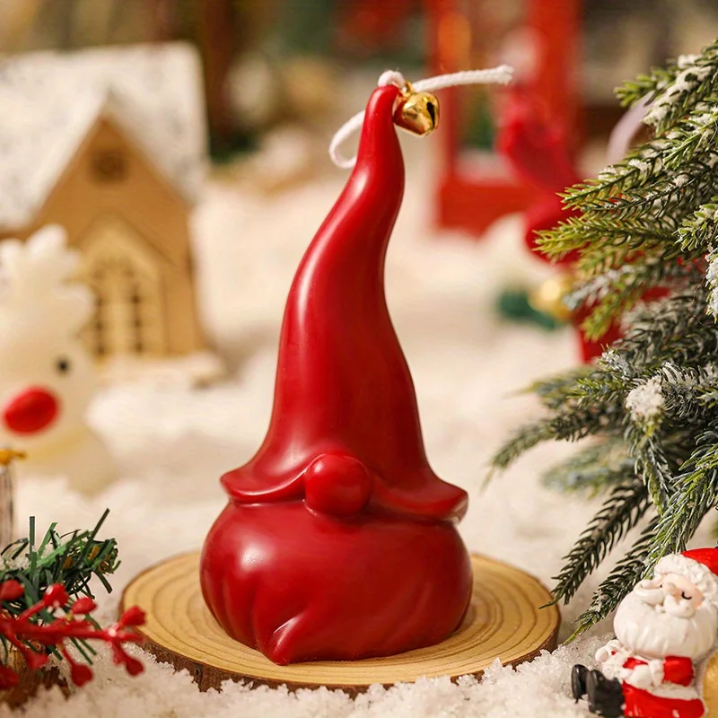 2/1PCS Santa Claus Weihnachten Baum Unregelmäßige Kerze Hause Dekorationen Kreative Geschenke Party Aromatherapie Tabletop Szene Souvenirs