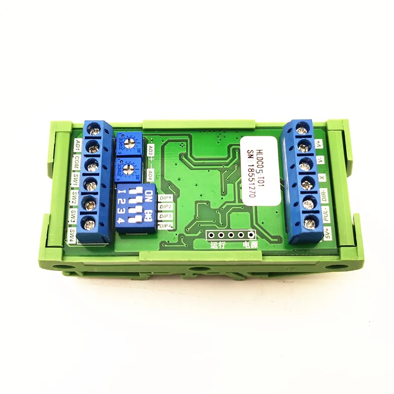 0-10V analog voltage speed regulation stepping motor servo motor pulse controller 10VPLC