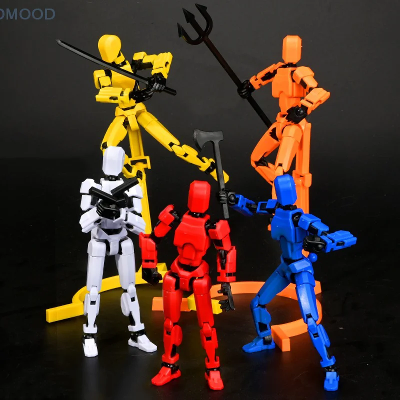 Multi-Jointed Movable Shapeshift Robot 3D Printed Mannequin Dummy 13 Action Figures Toys Kids Adults Games ﻿