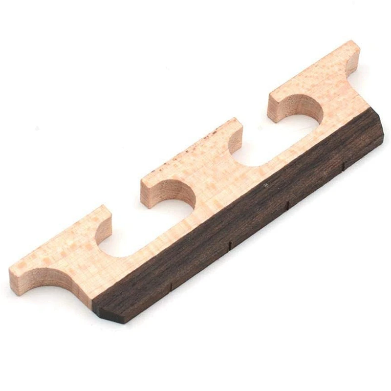 2X parti dello strumento della stringa del ponte di ricambio Banjo a 4 corde in legno di acero rosa