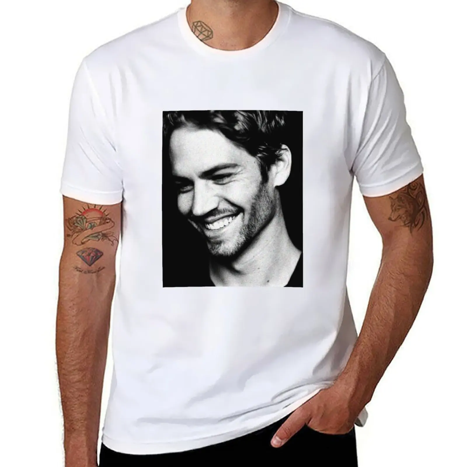 

RIP: Paul Walker T-Shirt printed t shirts for man man t shirts for men casual T-Shirt