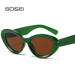 SO&EI Fashion Cat Eye Sunglasses Women Shades UV400
