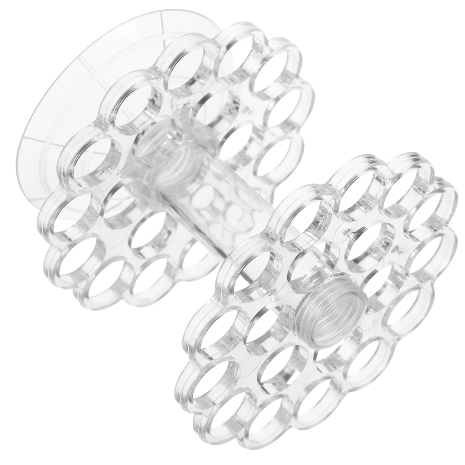 

Flower Arrangement Artifact Clear Stem Holder Tools Spiral Plastic Rack Multifunctional