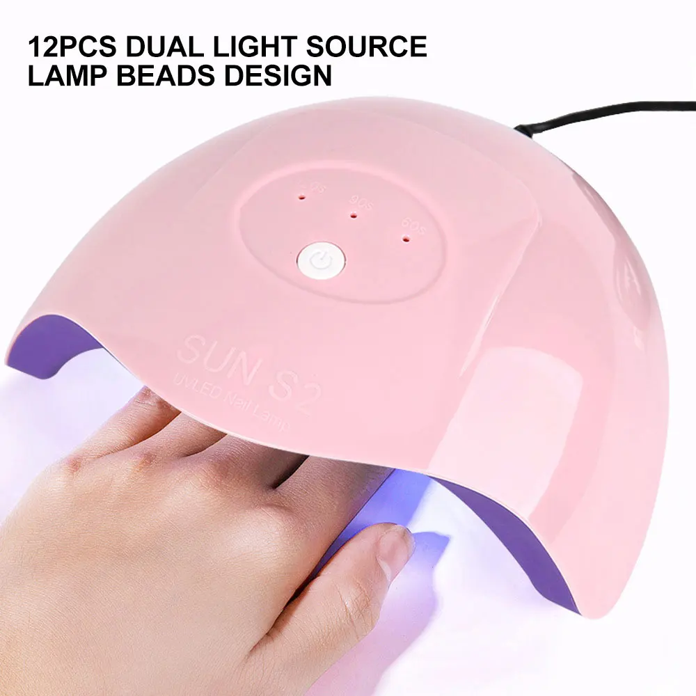 المهنية الأشعة فوق البنفسجية LED مصباح للأظافر جل آلة تجفيف الأظافر المنزل استخدام ضوء الأشعة فوق البنفسجية هلام الورنيش مانيكير مجفف أدوات المعدات