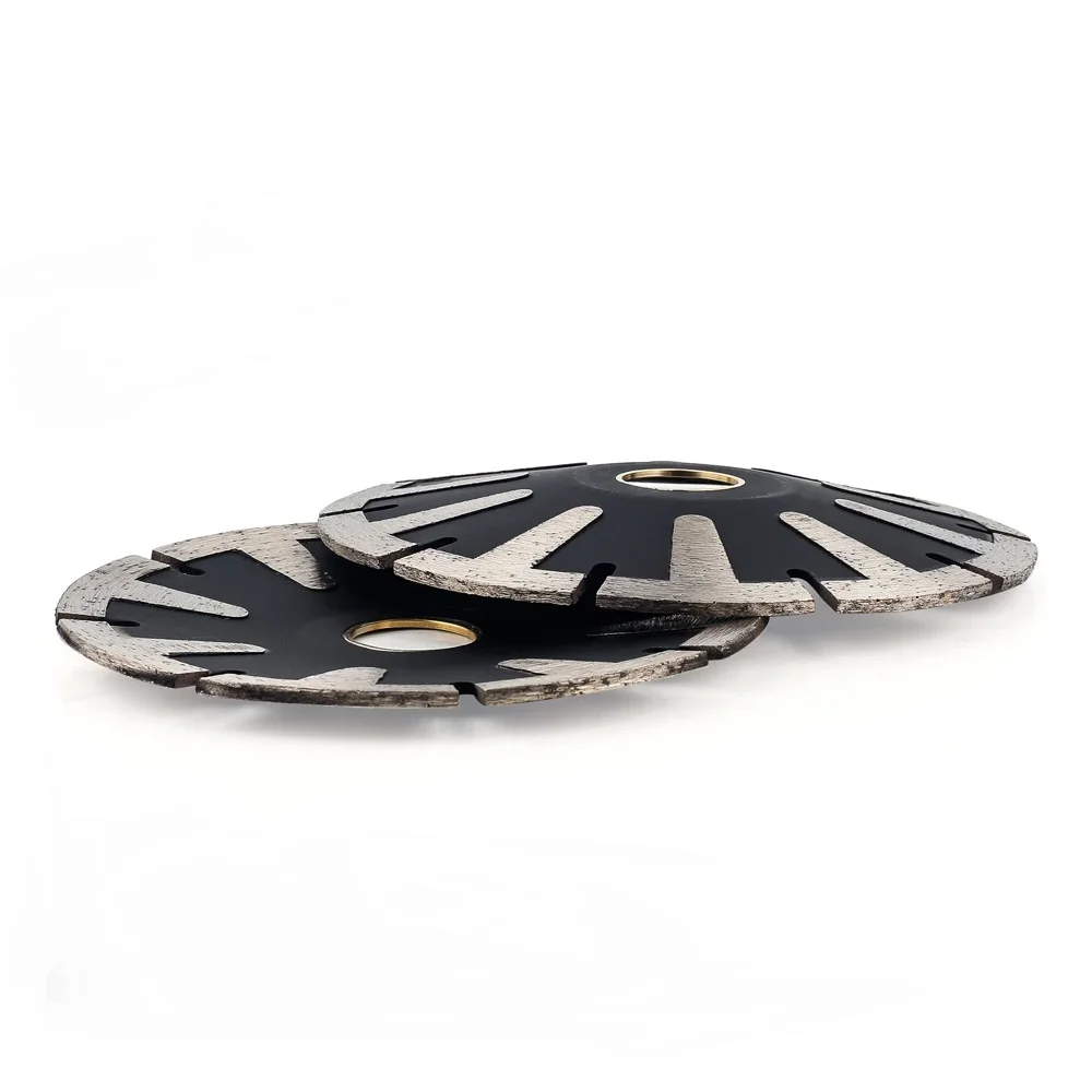 125mm 5 Inch Concave Curved Diamond Saw Blade T-Segmented Turbo Rim Granite Cutting Disc for Stone Countertop Curved Cutting