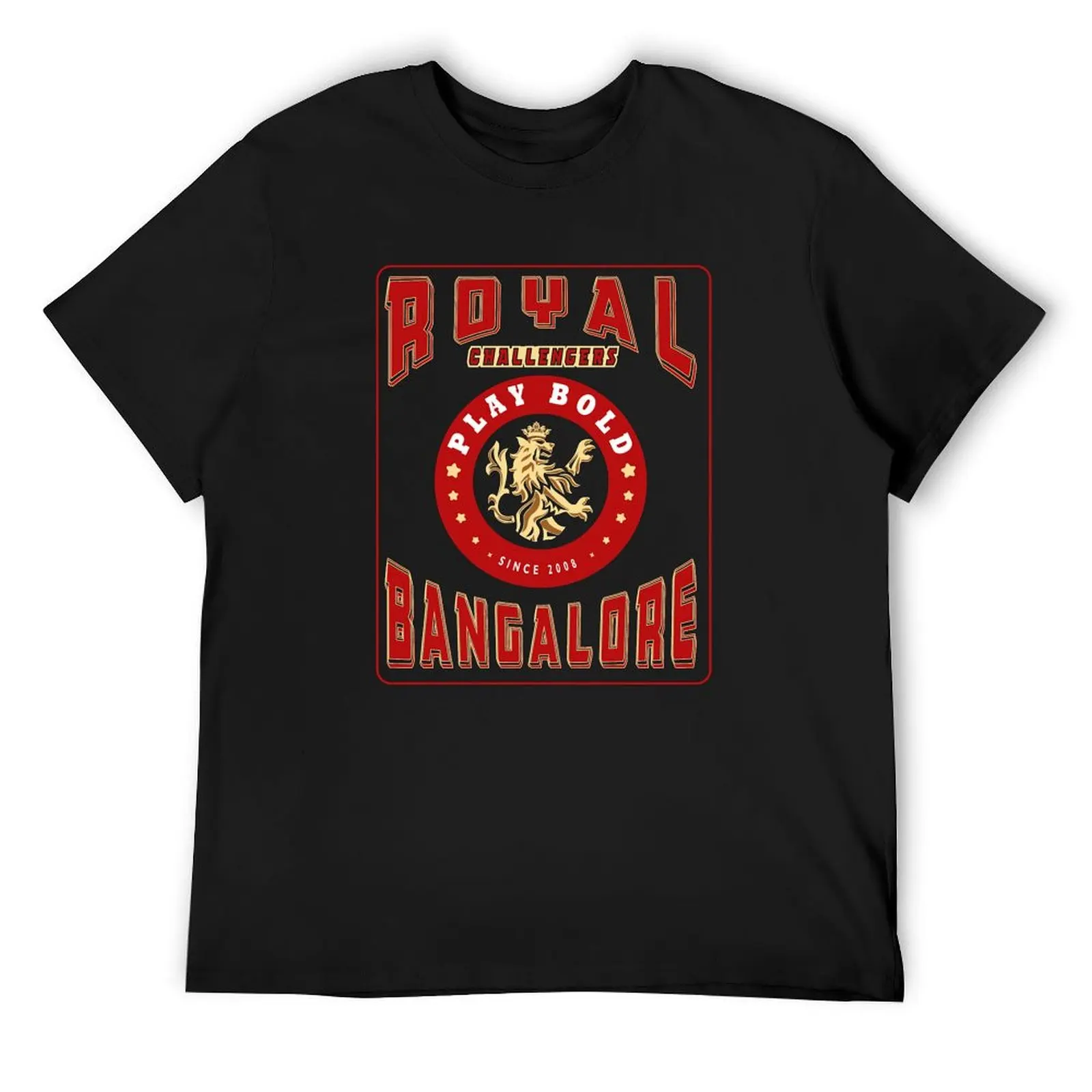 

RCB T-Shirt cotton graphic tees graphic t shirt vintage cheap stuff cotton t shirt men