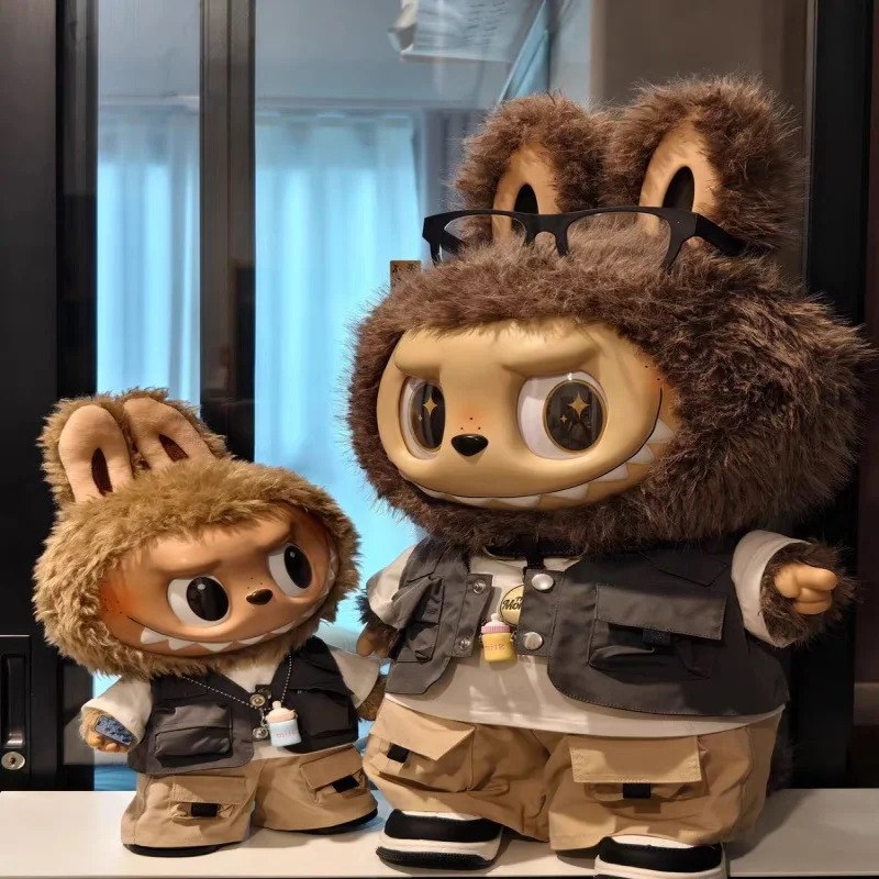 Pour la référence Labubu [Pon et Zi] ensemble de vêtements de travail Zimomo poupée en vinyle 58 cm remplacement de vêtements de poupée grand leader