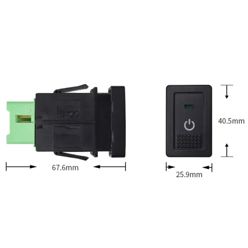 Complete Fan Heating Rearview Fan After Fog Light Electronic Dog Rearview Mirror Folding Switch Button For Suzuki Keiyue