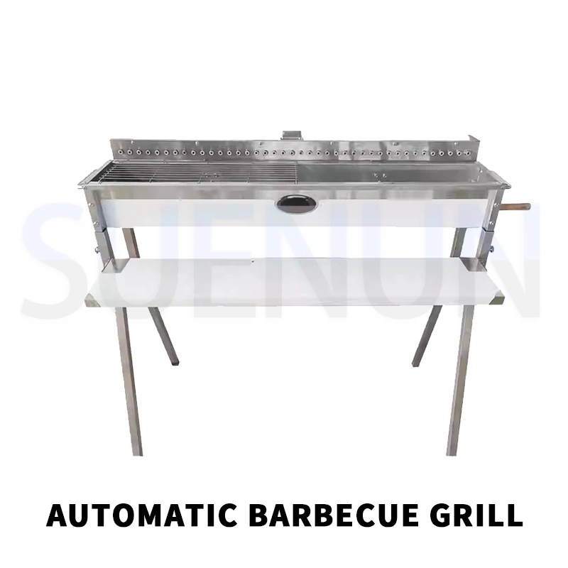 Bamboo Stick Barbecue Grill Fully Automatic Rotating Barbecue Outdoor Home Multifunctional Barbecue 20 Skewers 40 Skewers