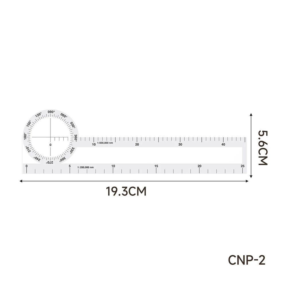Navigation Tool Aviation Slide Rule Multifunctional Measurement Angle And Distance Conversion 90 Light Transmittance
