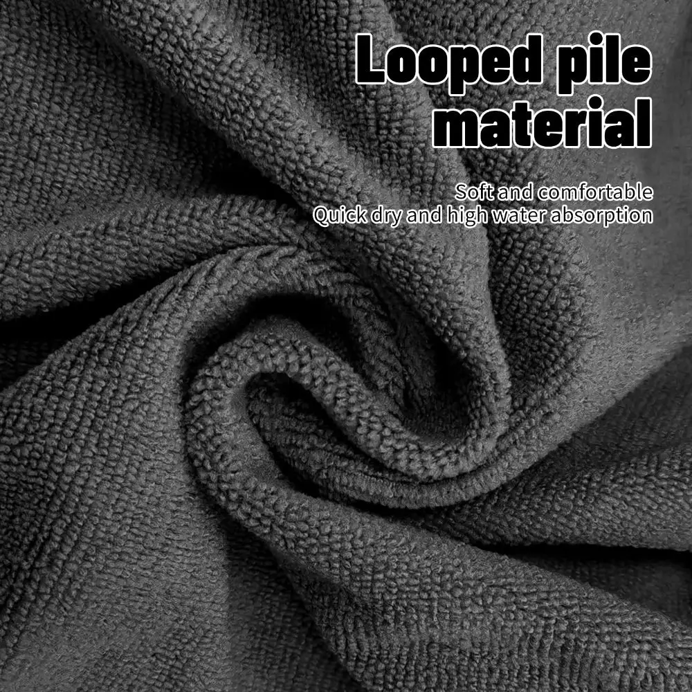 Bathrobe Microfiber Surf Poncho Towel Extra Large Thick Quick-Dry Towel Hooded Soft Changing Poncho Adults